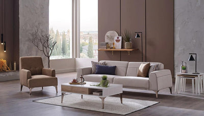 Pandora Living Room Set Sleeper Sofa Bellona Armchair  