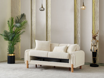 Soho Convertible Living Room Set with Sofa Loveseat Chair (2 Sofa & 2 Chair) Living Room Furnia