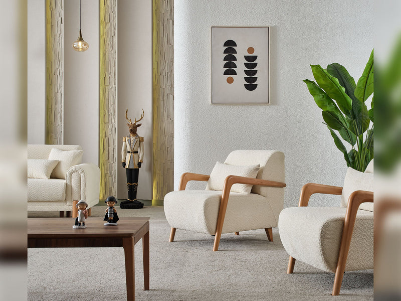 Soho Convertible Living Room Set with Sofa Loveseat Chair (2 Sofa & 2 Chair) Living Room Furnia