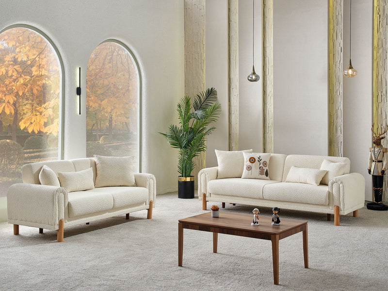 Soho Convertible Living Room Set with Sofa Loveseat Chair (2 Sofa & 2 Chair) Living Room Furnia