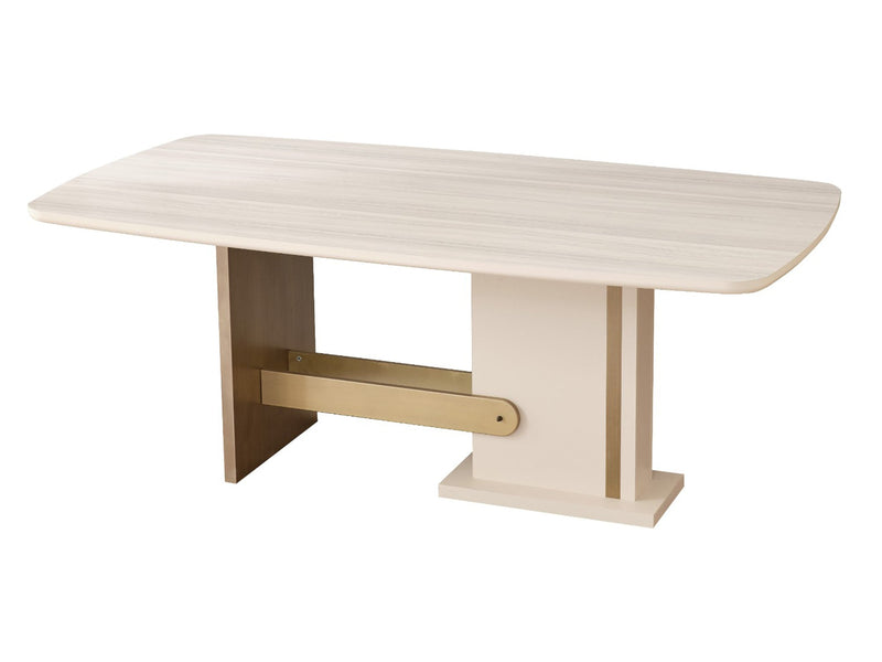 Urla Cream 7-Piece Dining Room Set with Table and Chairs Dining Room Urla