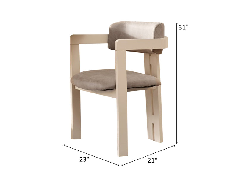 Urla Cream 7-Piece Dining Room Set with Table and Chairs Dining Room Urla