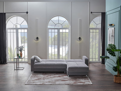 Vision S 101" Sleeper Sectional Grey Sleeper Sectional Bellona   