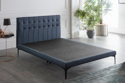 Stratton Bed In A Box Bed Frame B-Lifestyle Queen Bell Basic Navy 