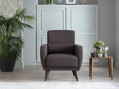 Chair In A Box - With Storage Sleeper Armchair B-Lifestyle Charcoal  