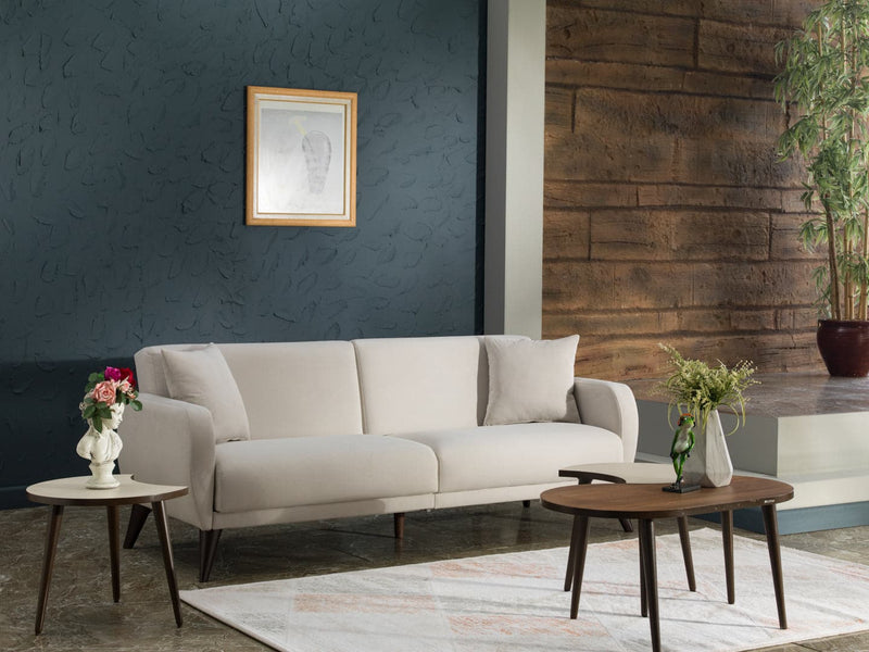 Flexy Sofa In A Box - Taupe Sleeper Sofa B-Lifestyle   