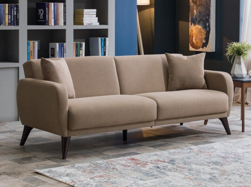 Flexy Sofa In A Box - Taupe Sleeper Sofa B-Lifestyle   