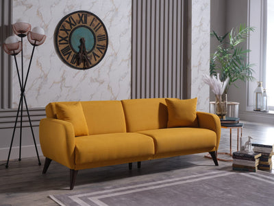 Flexy Sofa In A Box - Charcoal Sleeper Sofa B-Lifestyle Zigana Yellow  