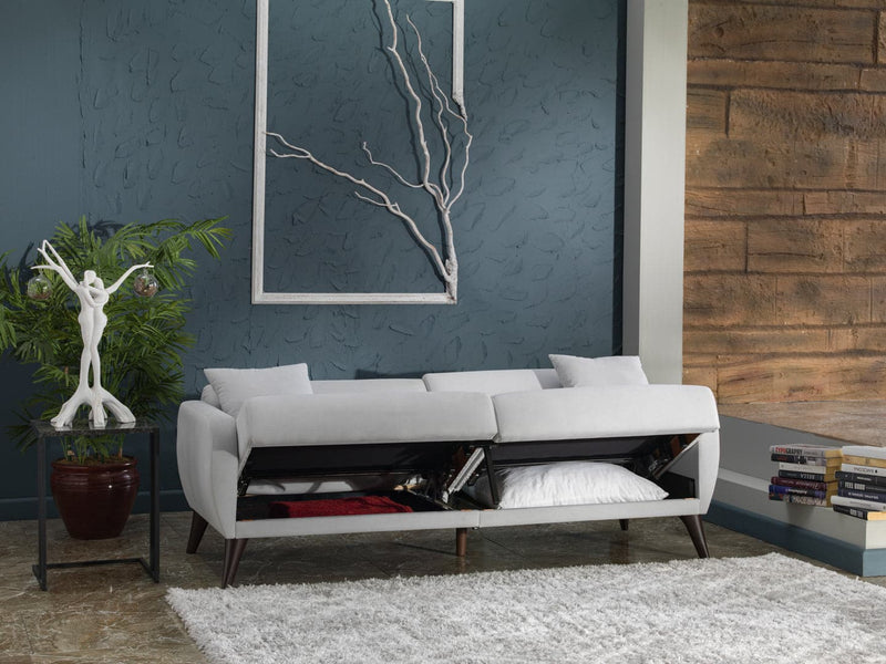 Flexy Sofa In A Box - Light Gray Sleeper Sofa B-Lifestyle   