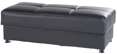 Elegant Ottoman Ottoman Bellona Black  