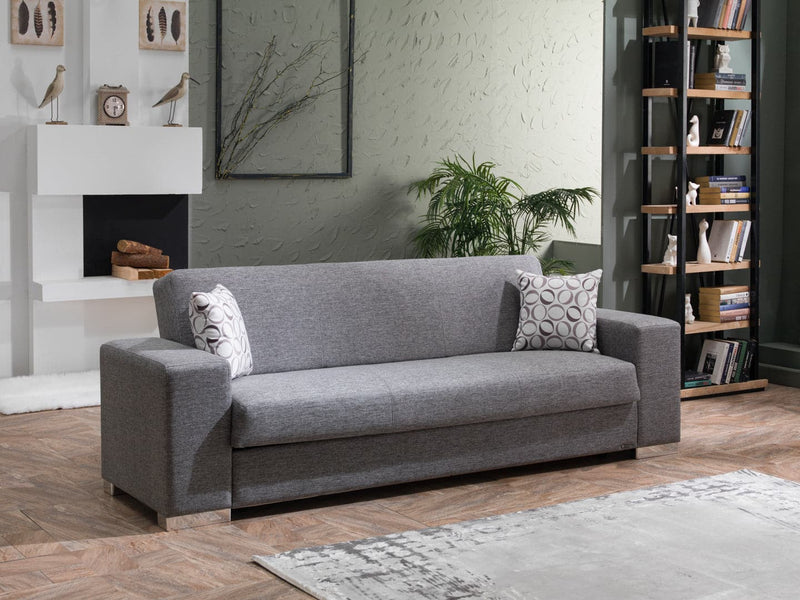 Kobe Living Room Set Living Room Bellona Sofa Diego Gray 