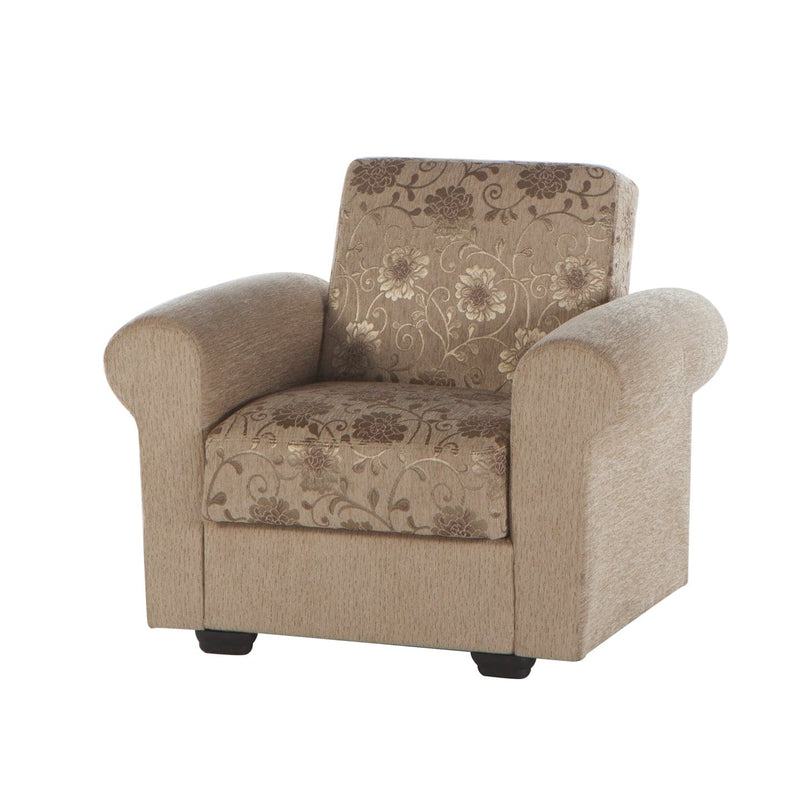 Elita Living Room Set Living Room Bellona Armchair Yasemin Beige 