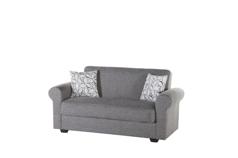 Elita Living Room Set Living Room Bellona Loveseat Diego Gray 