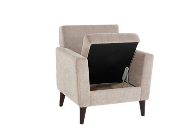 Theo Accent Chair & Ottoman Accent Chair Bellona   