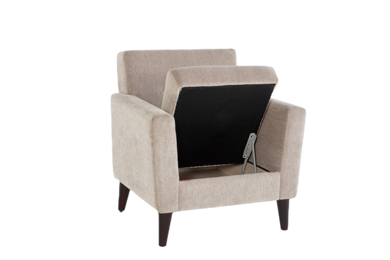 Theo Accent Chair & Ottoman Accent Chair Bellona   