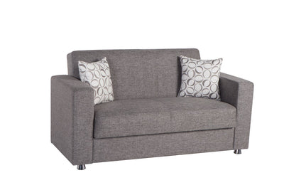 Tokyo Living Room Set Living Room Bellona Loveseat Diego Gray 