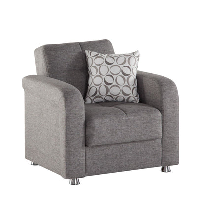 Vision Convertible Living Room Living Room Bellona Armchair Diego Gray 