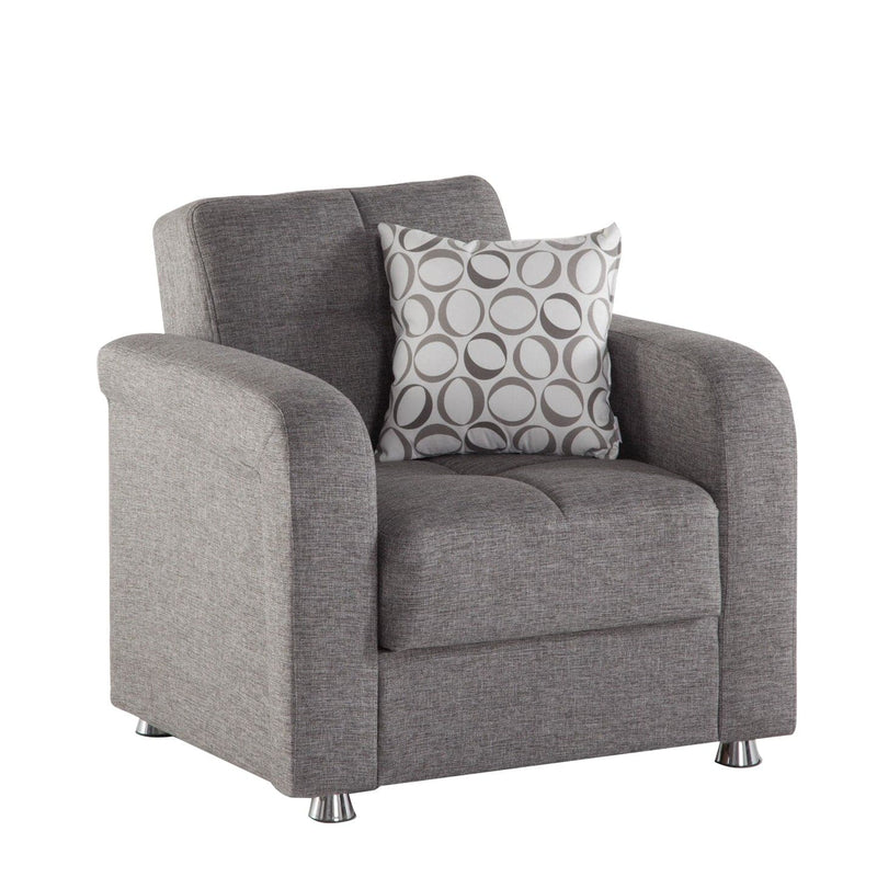 Vision Convertible Living Room Living Room Bellona Armchair Diego Gray 