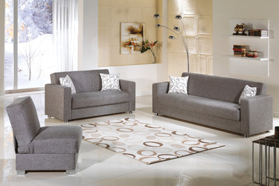 TOKYO Living Room Set by Istikbal Convertible Living Room Set Istikbal Furniture Gray  