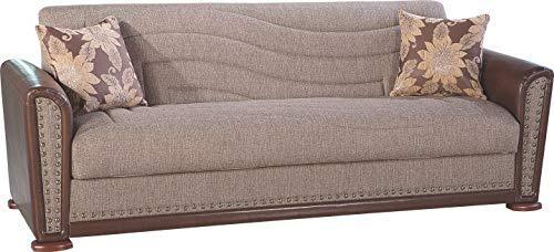 ALFA Sleeper Sofa Bed by Istikbal Convertible Sofa Beds Istikbal Furniture Light Brown  