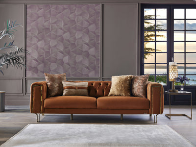 Montego Living Room Sleeper Sofa Set Convertible Living Room Set Bellona Brick 3 Seater 