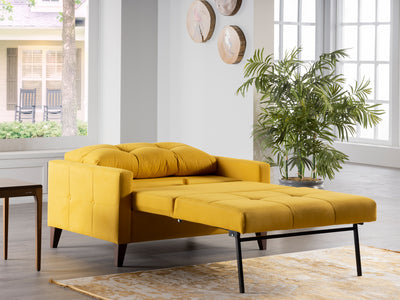 BELLONA Chair And A Half Convertible Chair Twin Sleeper Zigana Yellow Chair and a Half Bellona   
