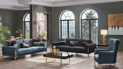 Carlino Living Room Sleeper Sofa Set by Bellona Sleeper Sofa Bellona   