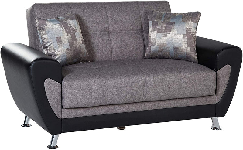 DURU Love Seat Bed by Bellona Convertible Love Seat Bellona Gray  