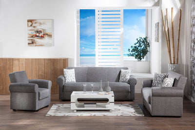 ELITA Living Room Set by Istikbal Convertible Living Room Set Istikbal Furniture Gray  