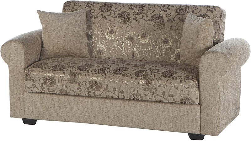 ELITA Sleeper Love Seat by Istikbal Convertible Love Seat Istikbal Furniture Beige  