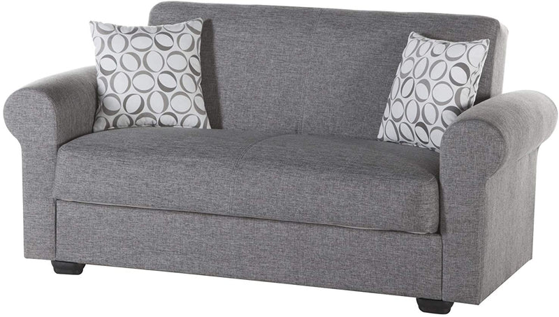 ELITA Sleeper Love Seat by Istikbal Convertible Love Seat Istikbal Furniture Gray  