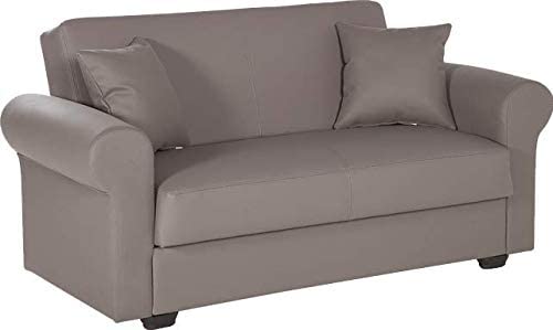 FLORIS Sleeper Love Seat by Istikbal Convertible Love Seat Istikbal Furniture Gray  