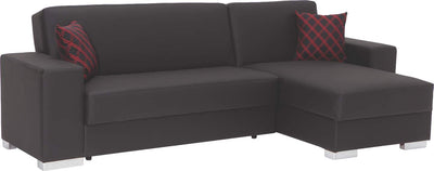 KOBE Sectional Sleeper Sofa by Istikbal Sleeper Sectional Bellona Black  