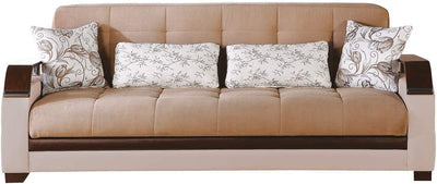NATURAL Sleeper Sofa Bed by Istikbal Convertible Sofa Beds Istikbal Furniture Light Brown  