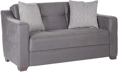TAHOE Sleeper Love Seat by Istikbal Convertible Love Seat Istikbal Furniture Gray  