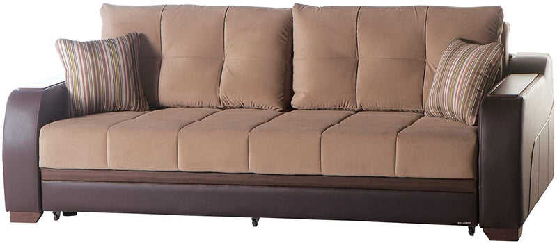 ULTRA Sleeper Sofa Bed by Bellona Convertible Sofa Beds Bellona Dark Brown  