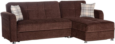 VISION Sectional Sleeper Sofa by Istikbal Sleeper Sectional Istikbal Furniture Brown  
